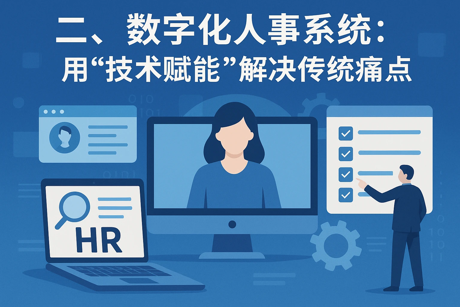 二、数字化人事系统：用“技术赋能”解决传统痛点