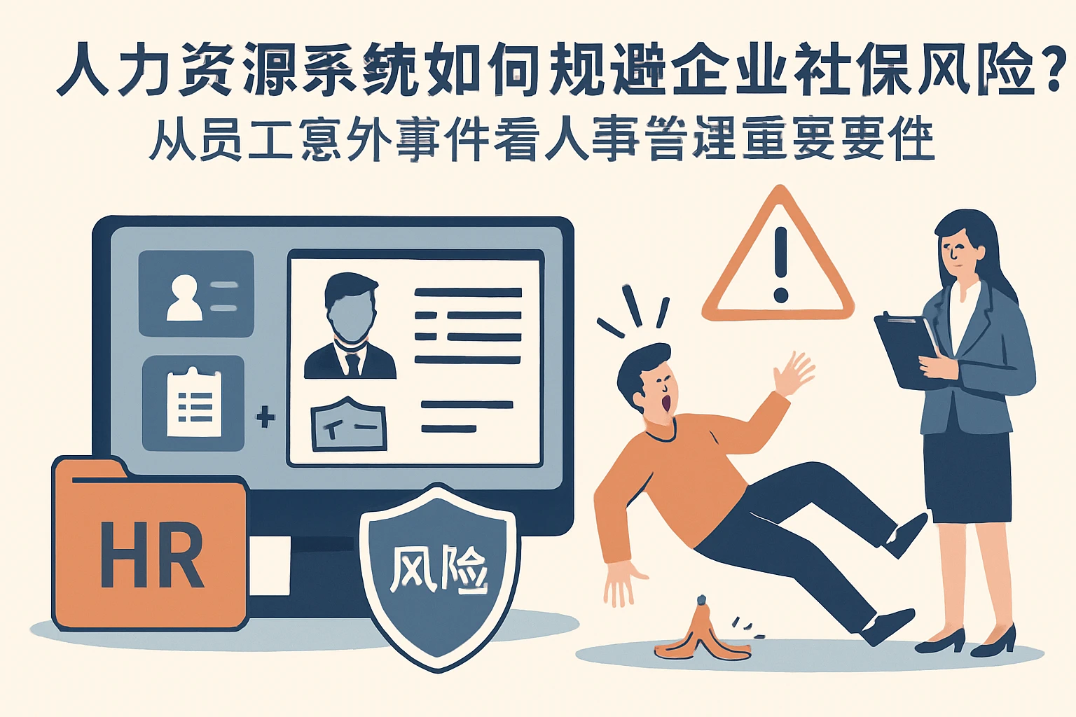 人力资源系统如何规避企业社保风险？从员工意外事件看人事管理的重要性