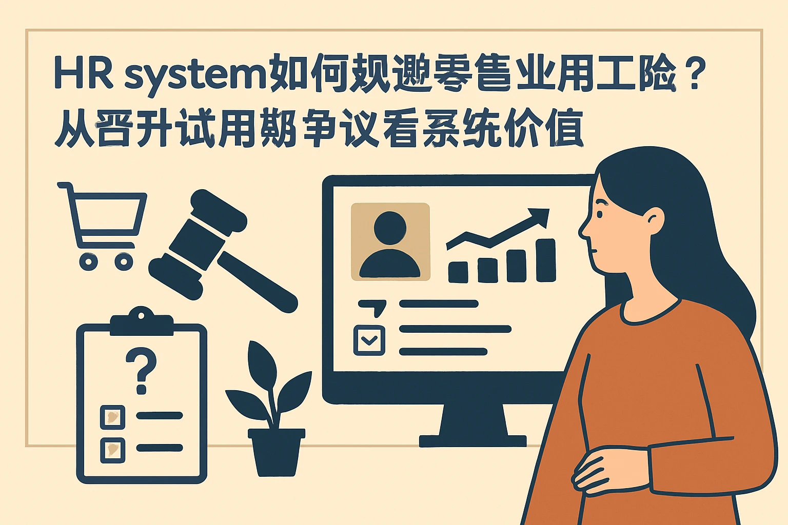 人事系统如何规避零售业用工风险？从晋升试用期争议看系统价值