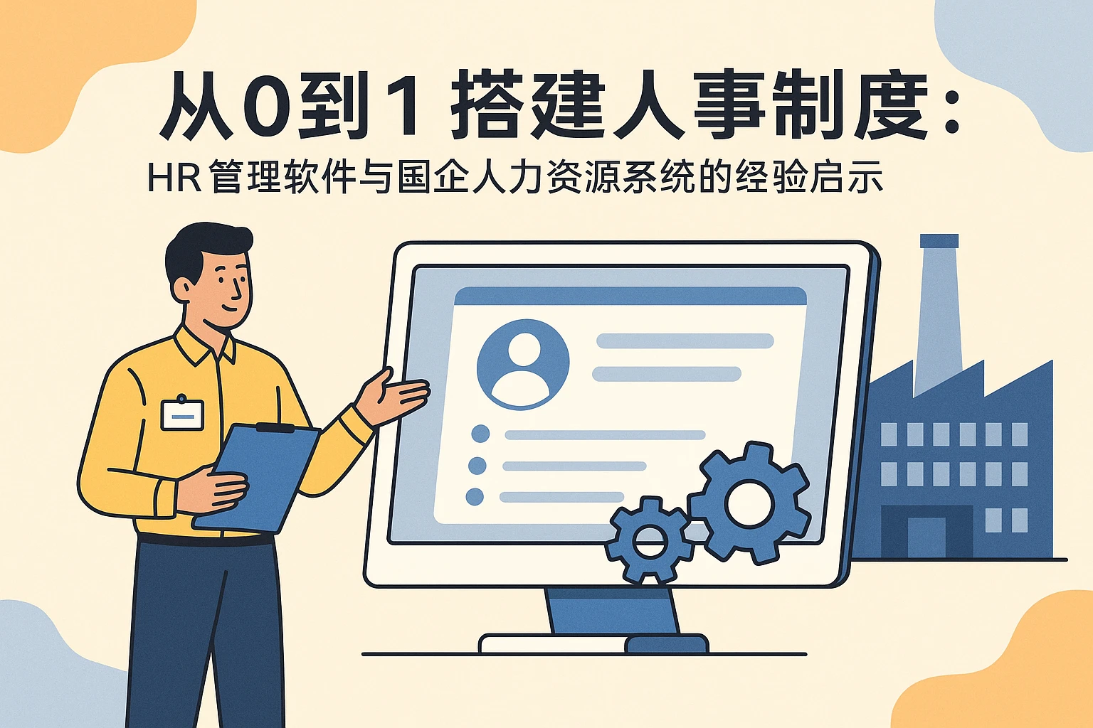 从0到1搭建人事制度：HR管理软件与国企人力资源系统的经验启示