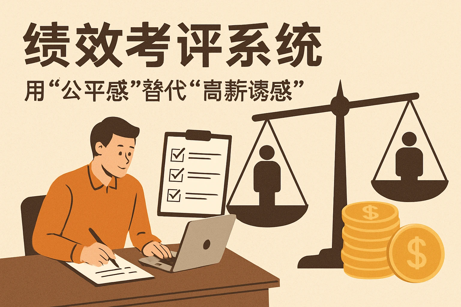 2. 绩效考评系统：用“公平感”替代“高薪诱惑”