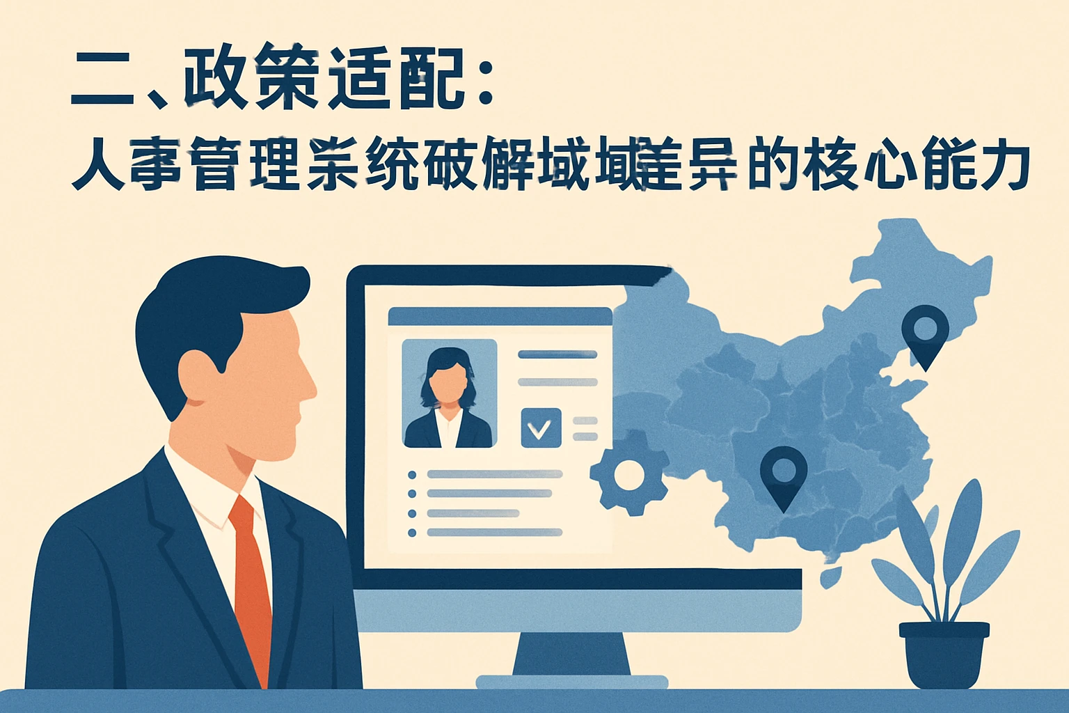 二、政策适配：人事管理系统破解地域差异的核心能力