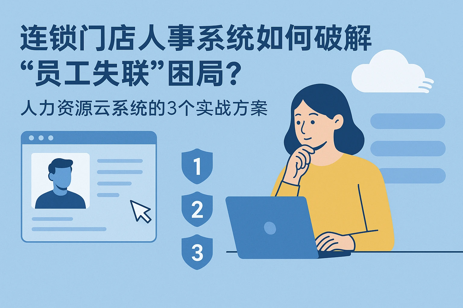 连锁门店人事系统如何破解“员工失联”困局？人力资源云系统的3个实战方案