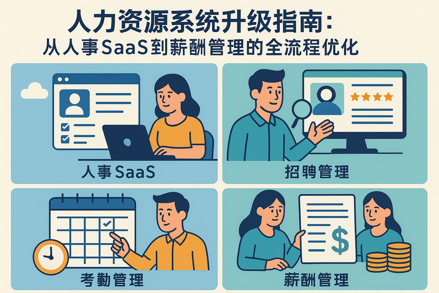 人力资源系统升级指南：从人事SaaS到薪酬管理的全流程优化