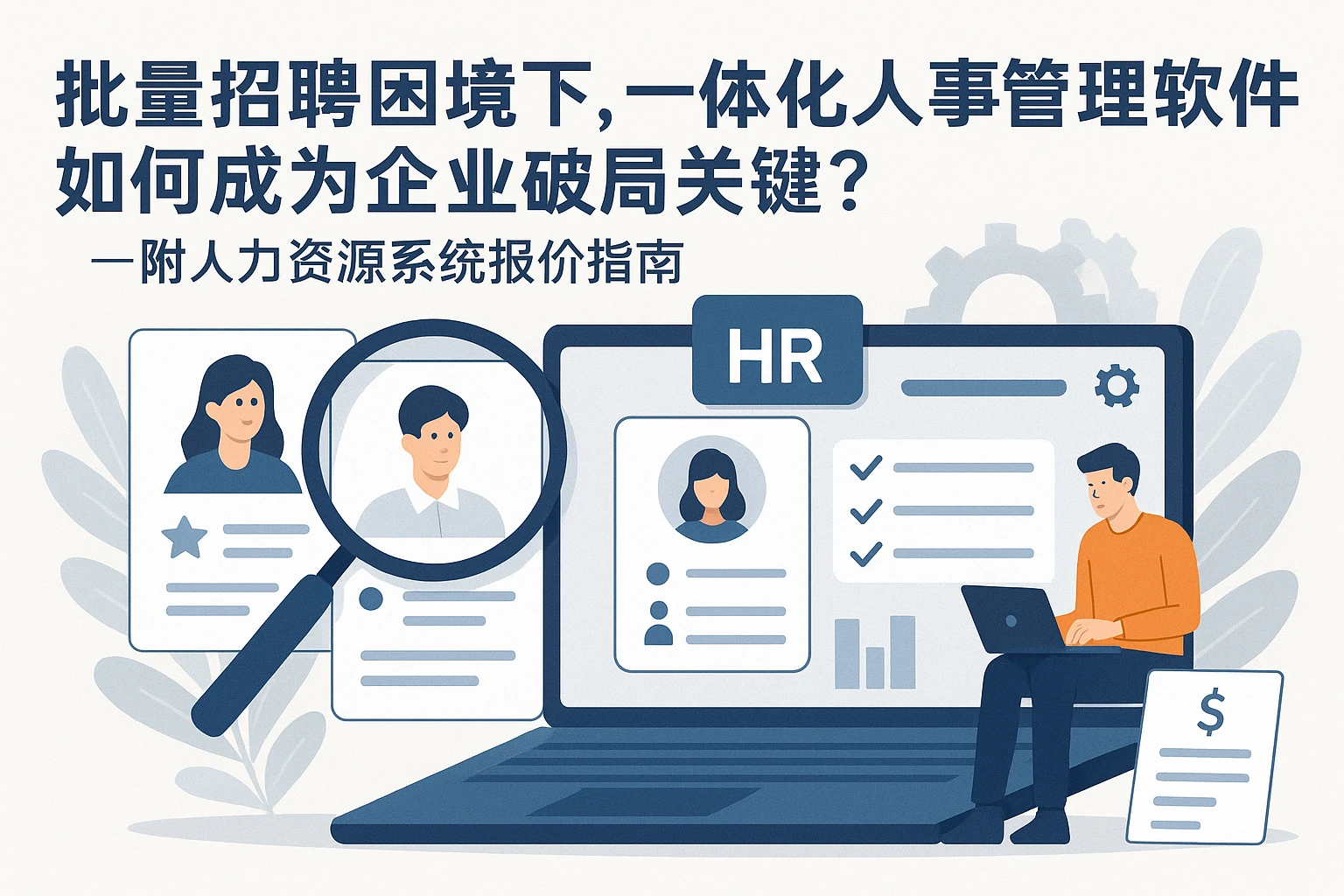 批量招聘困境下，一体化人事管理软件如何成为企业破局关键？——附人力资源系统报价指南