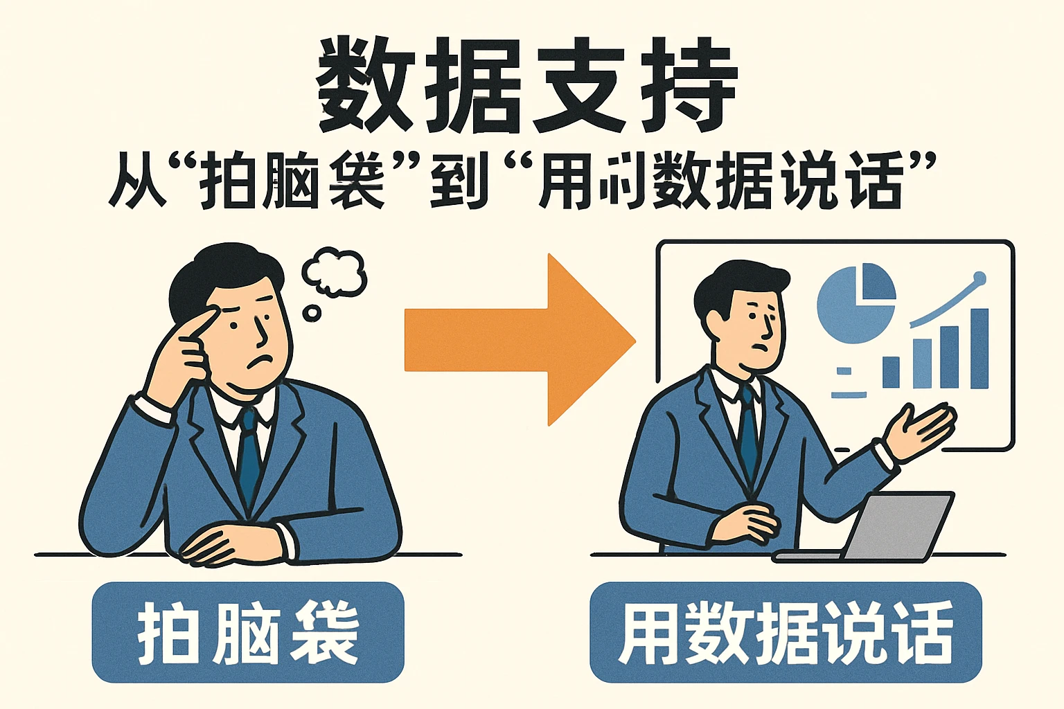 2. 数据支持：从“拍脑袋”到“用数据说话”