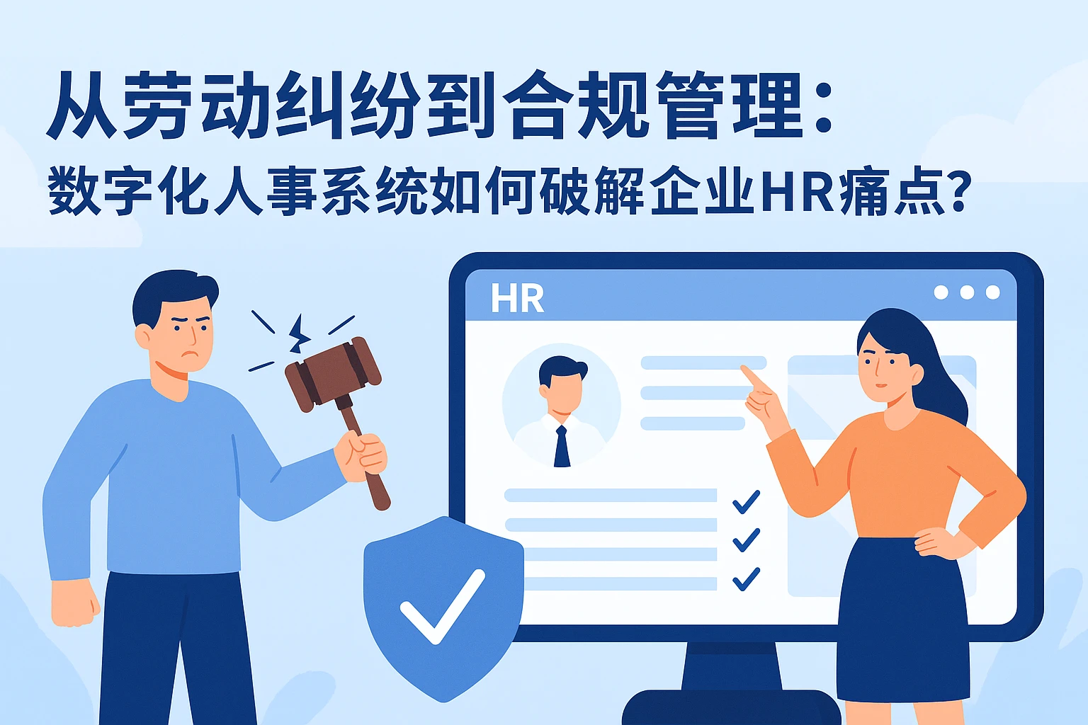 从劳动纠纷到合规管理：数字化人事系统如何破解企业HR痛点？