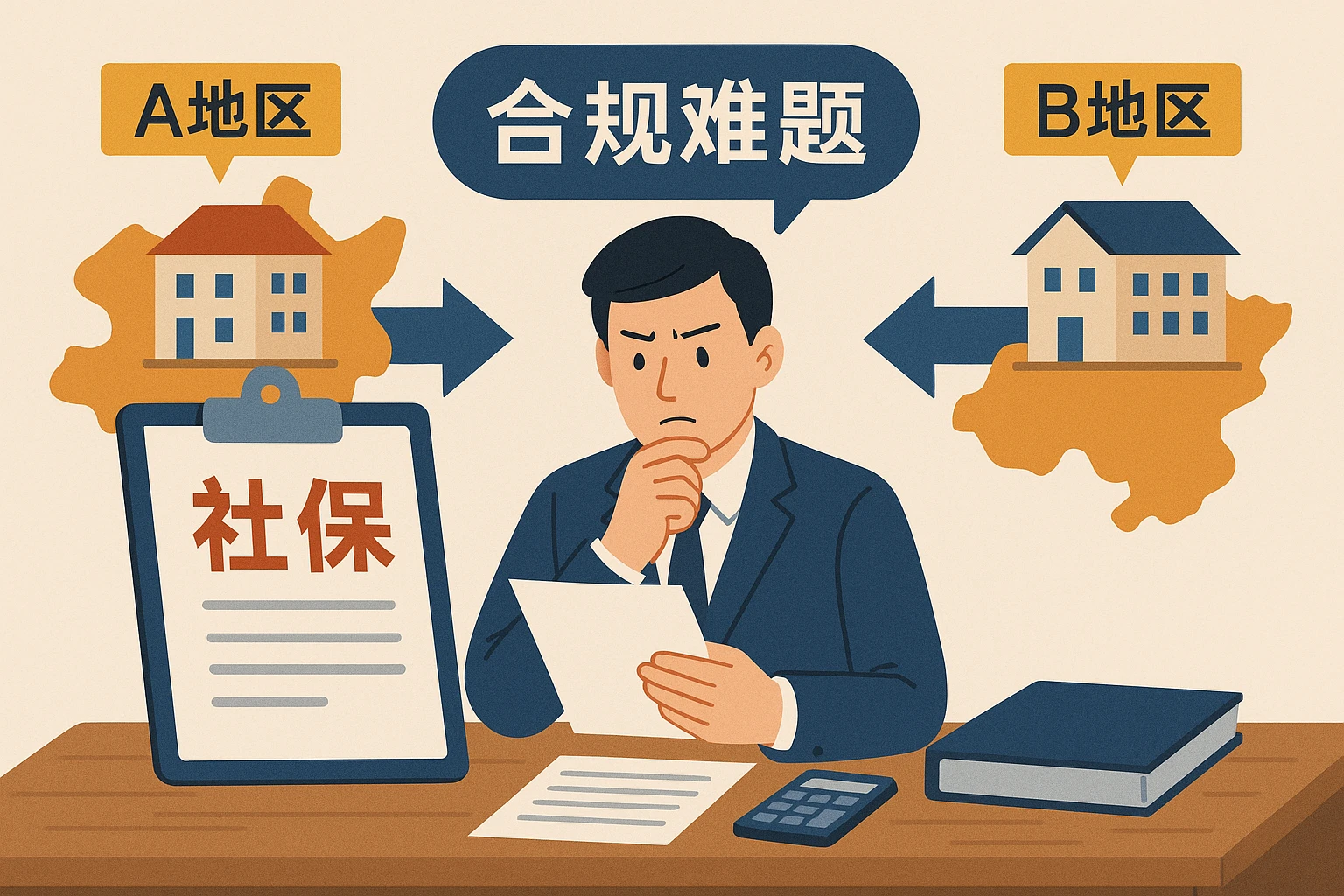 2. 社保缴纳：跨区域政策差异的“合规难题”