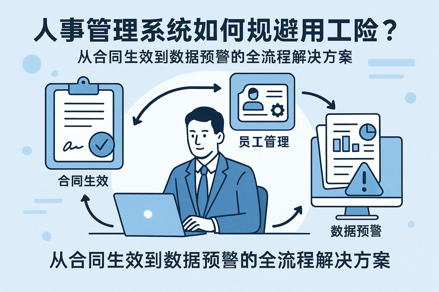 人事管理系统如何规避用工风险？从合同生效到数据预警的全流程解决方案