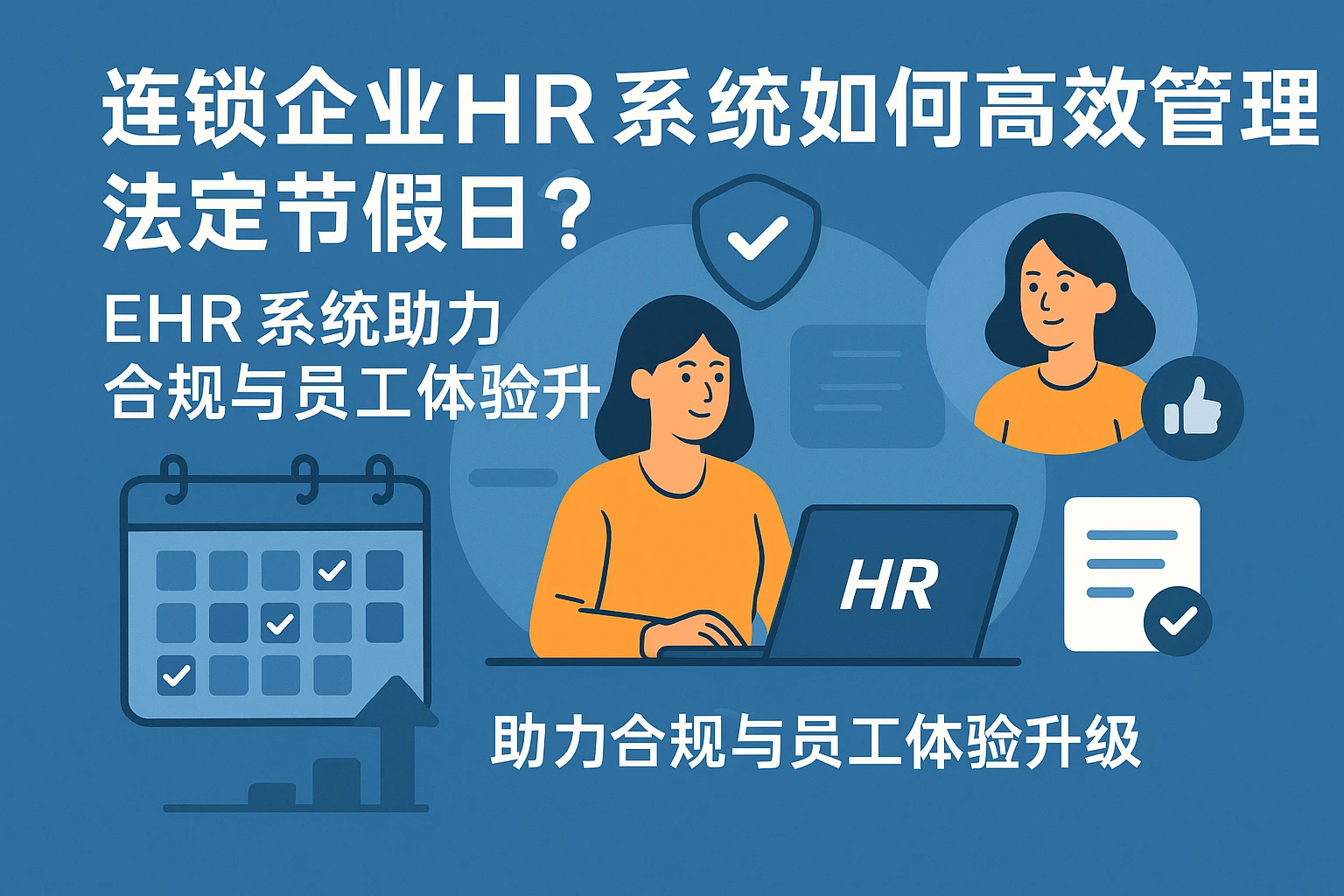 连锁企业HR系统如何高效管理法定节假日？EHR系统助力合规与员工体验升级