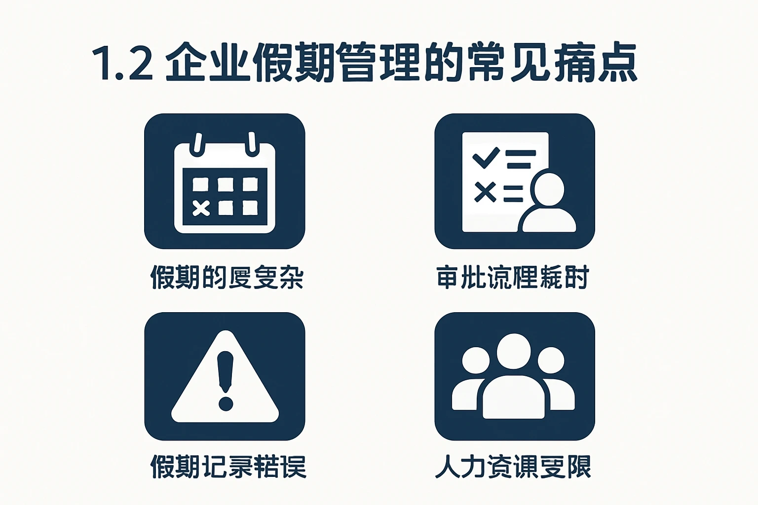 1.2 企业假期管理的常见痛点