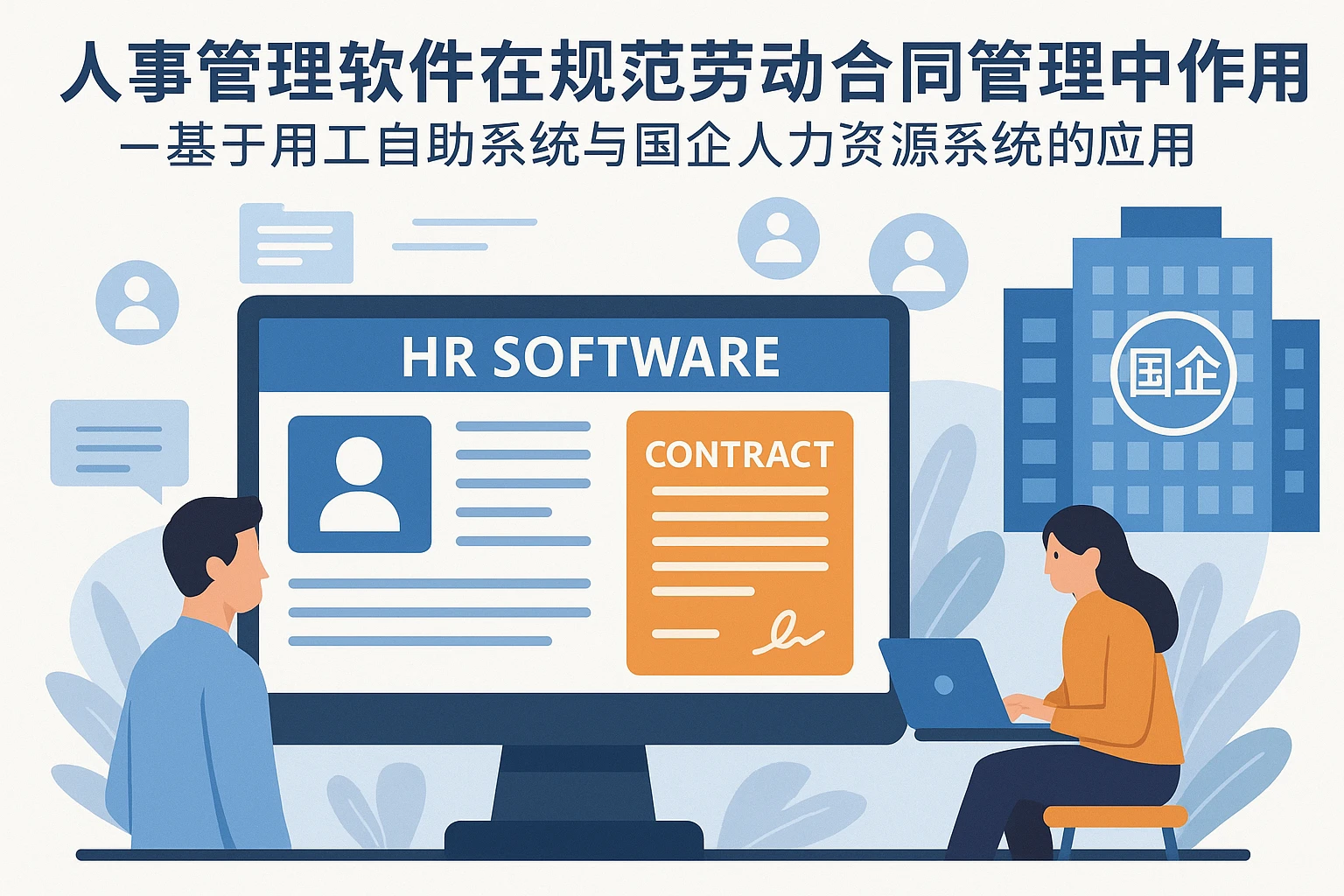 人事管理软件在规范劳动合同管理中的作用——基于员工自助系统与国企人力资源系统的应用