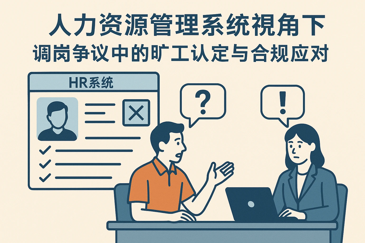 人力资源管理系统视角下：调岗争议中的旷工认定与合规应对
