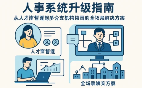 人事系统升级指南：从人才库管理到多分支机构协同的全场景解决方案