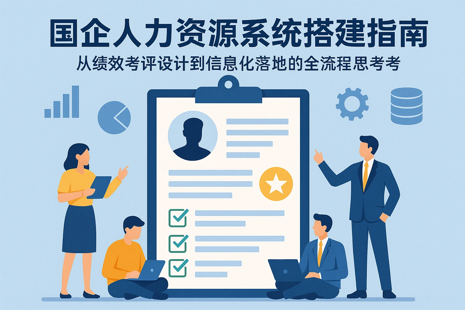国企人力资源系统搭建指南：从绩效考评设计到信息化落地的全流程思考
