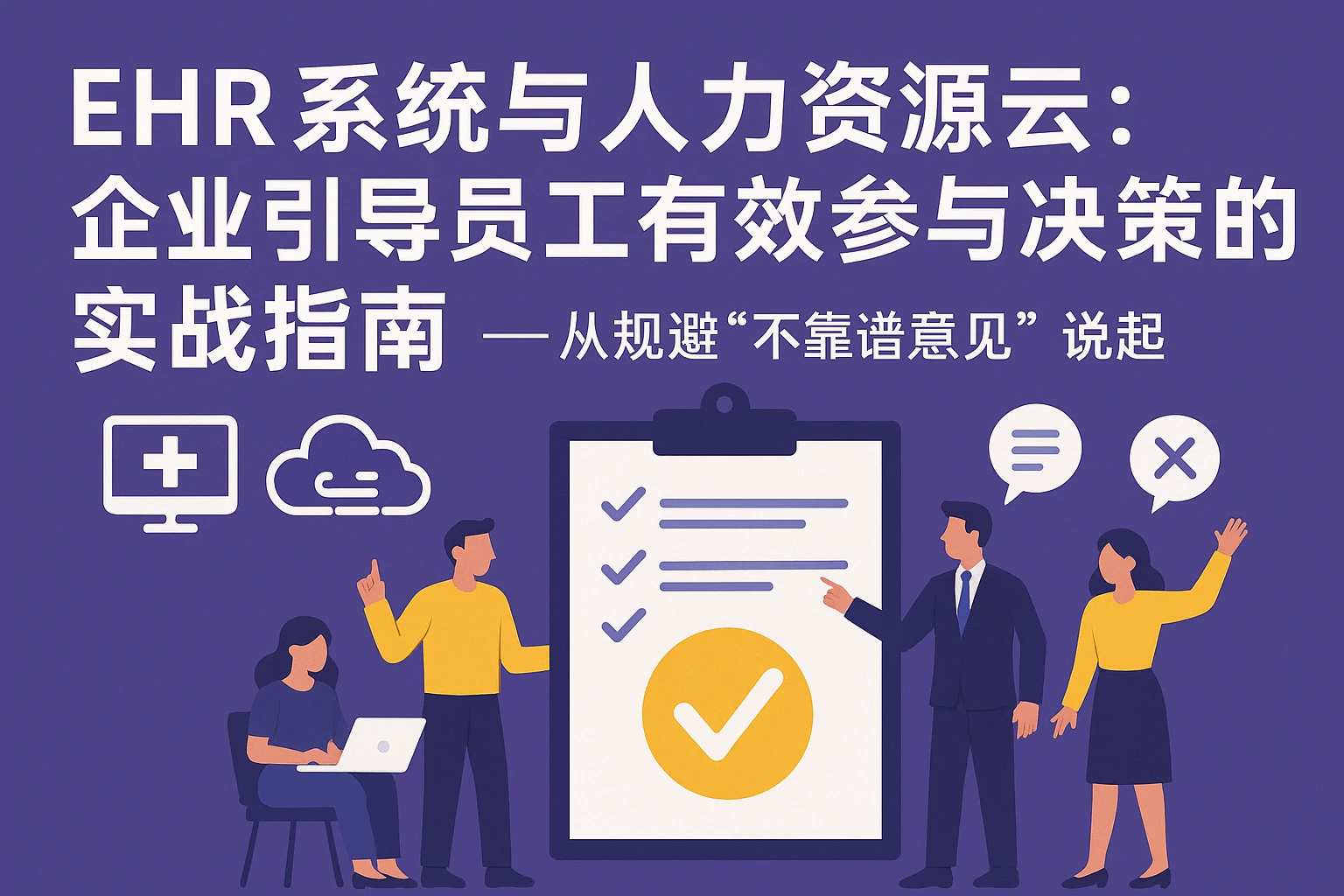 EHR系统与人力资源云：企业引导员工有效参与决策的实战指南——从规避“不靠谱意见”说起