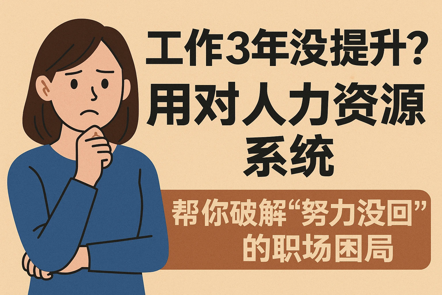 工作3年没提升？用对人力资源系统，帮你破解“努力没回报”的职场困局