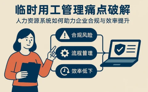 临时用工管理痛点破解：人力资源系统如何助力企业合规与效率提升