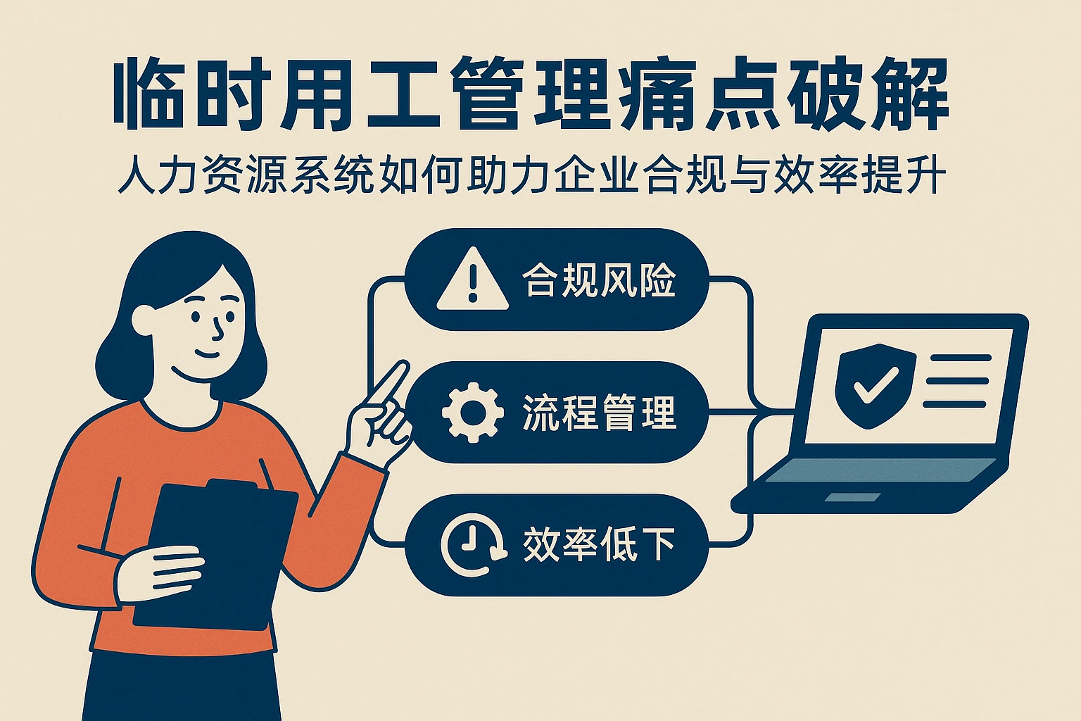 临时用工管理痛点破解：人力资源系统如何助力企业合规与效率提升