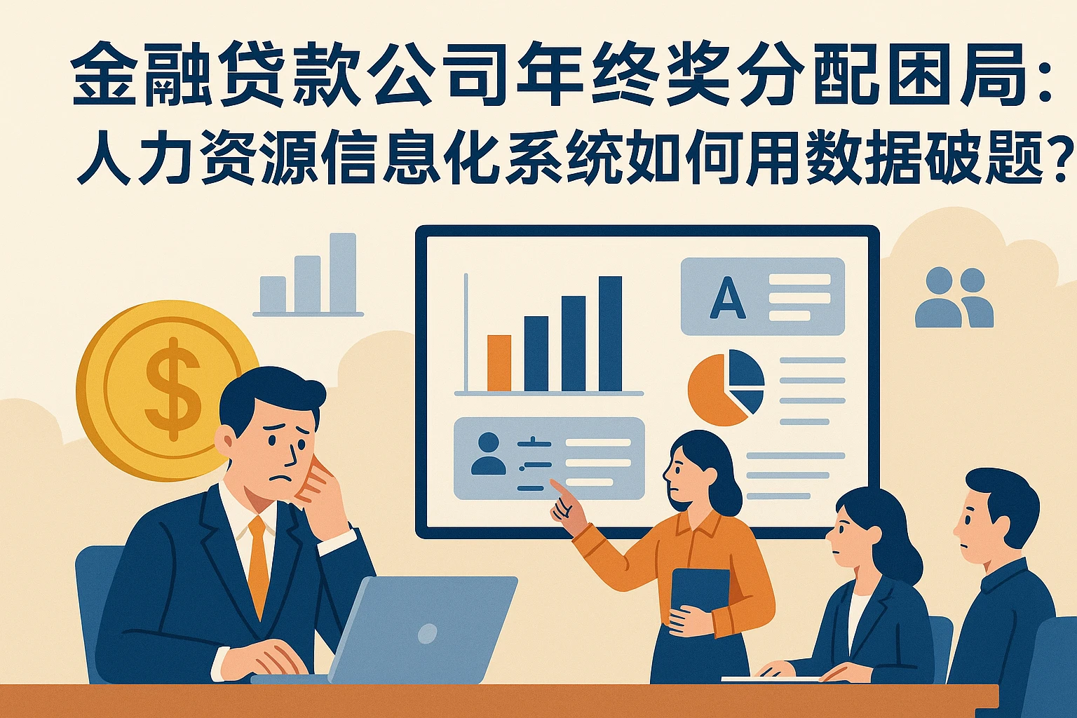 金融贷款公司年终奖分配困局：人力资源信息化系统如何用数据破题？