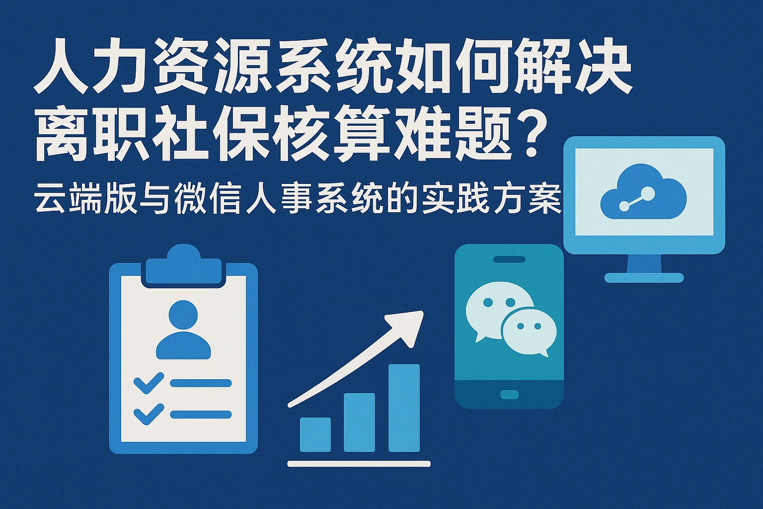 人力资源系统如何解决离职社保核算难题？云端版与微信人事系统的实践方案
