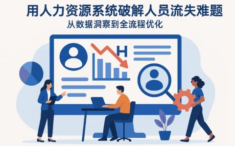 用人力资源系统破解人员流失难题：从数据洞察到全流程优化