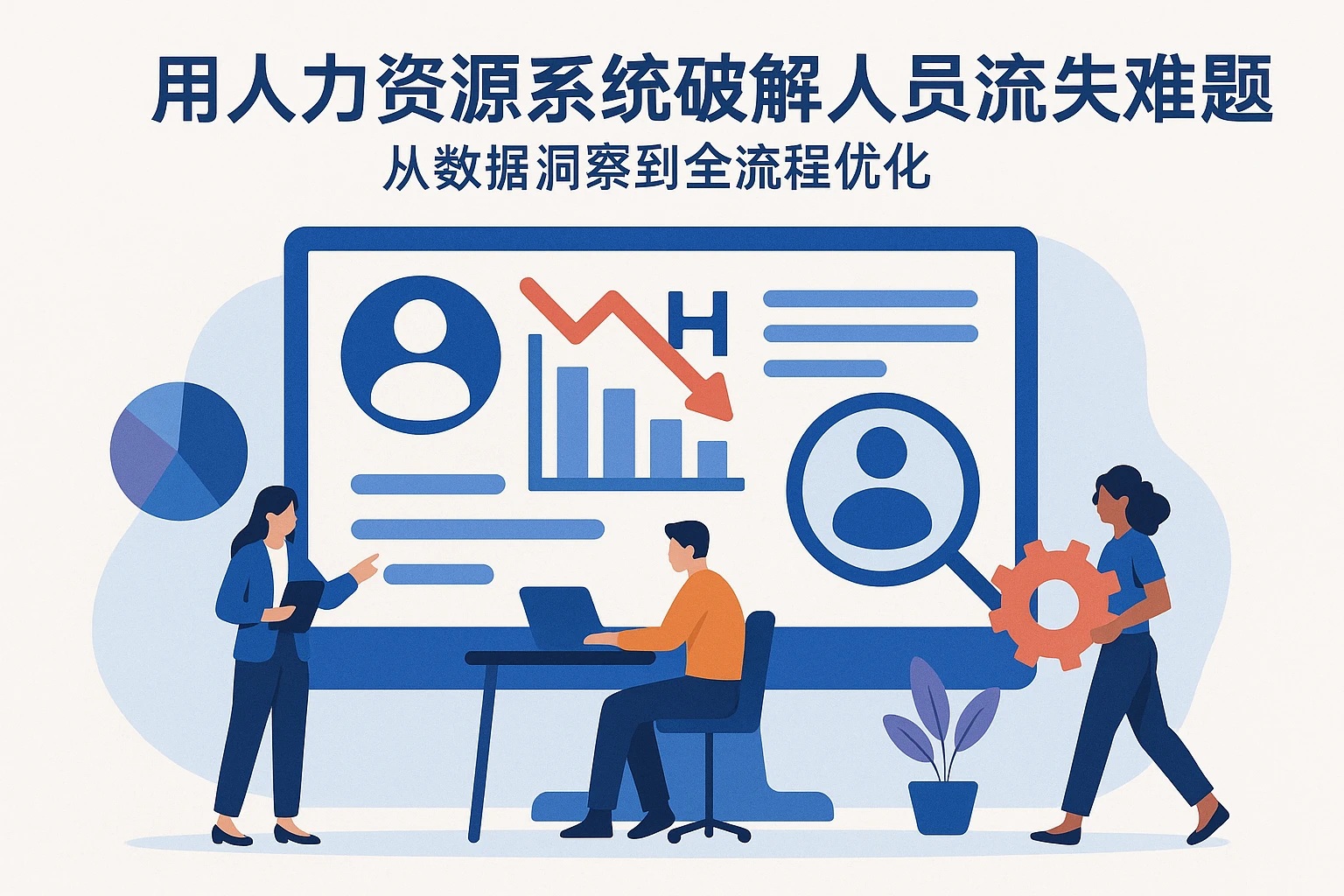 用人力资源系统破解人员流失难题：从数据洞察到全流程优化