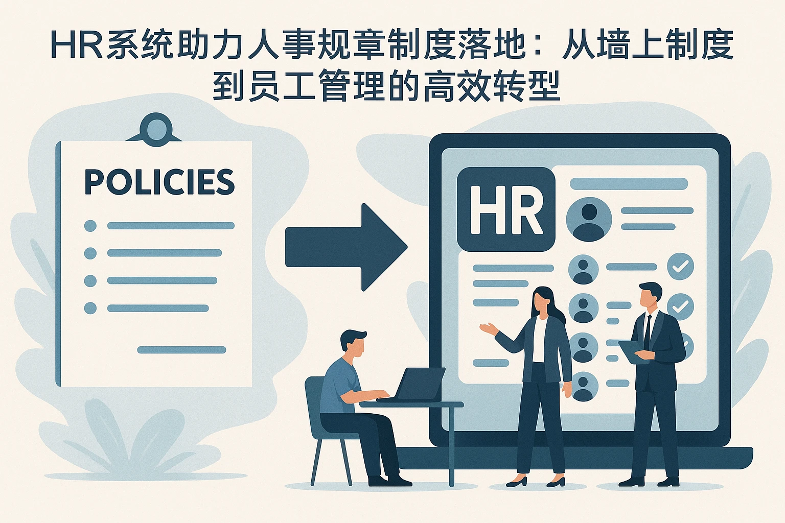 HR系统助力人事规章制度落地：从墙上制度到员工管理的高效转型