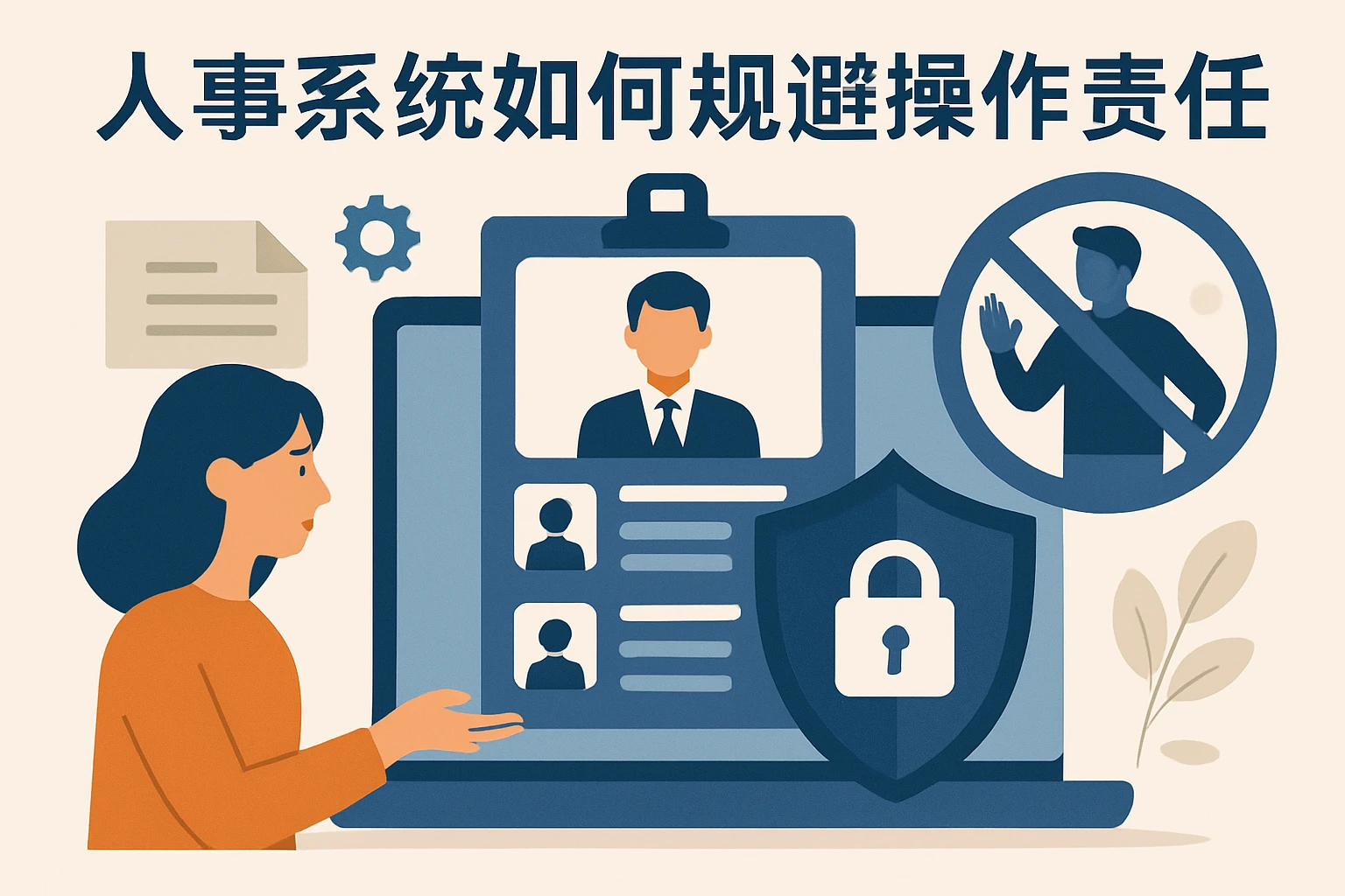 人事系统如何规避操作责任