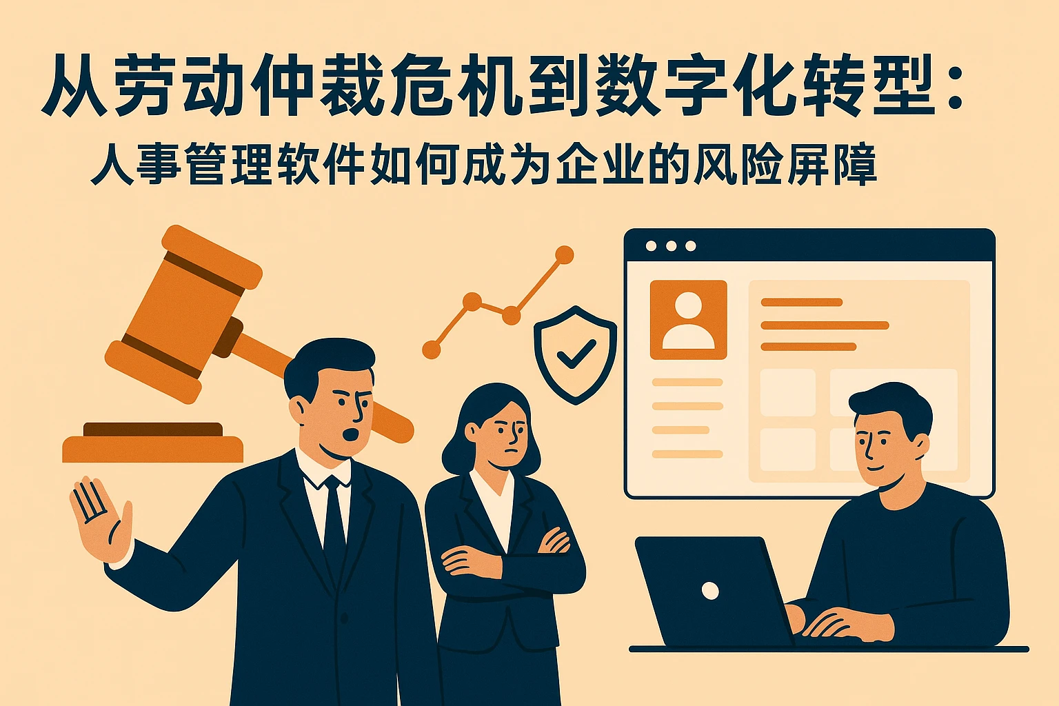 从劳动仲裁危机到数字化转型：人事管理软件如何成为企业的风险屏障