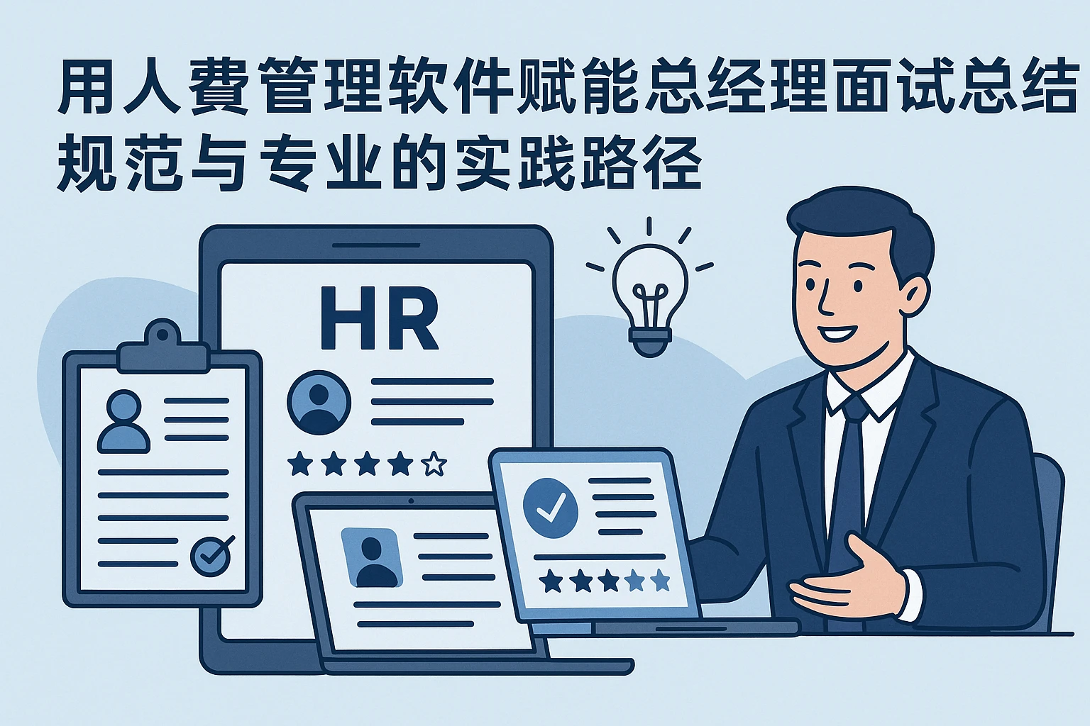 用人事管理软件赋能总经理面试总结：规范与专业的实践路径