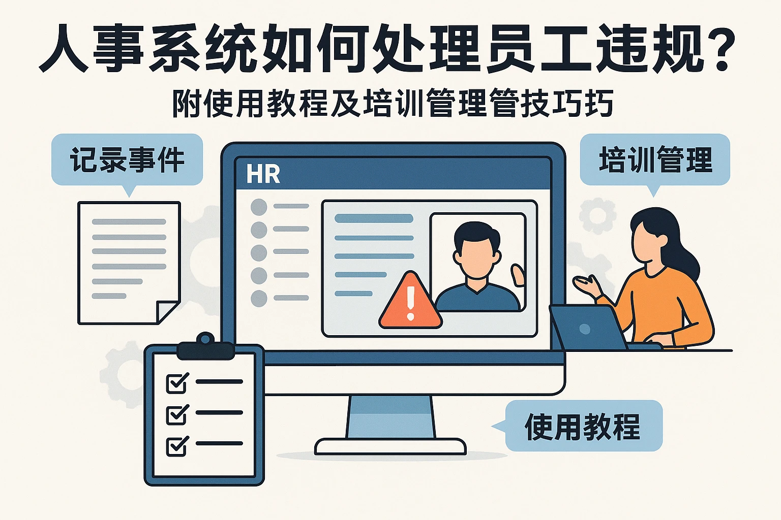 人事系统如何处理员工违规？附使用教程与培训管理技巧
