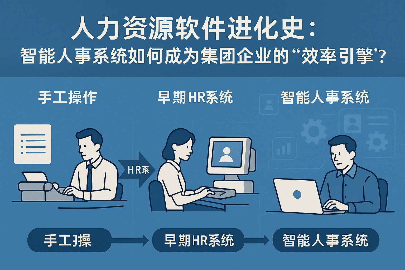 人力资源软件进化史：智能人事系统如何成为集团企业的“效率引擎”？