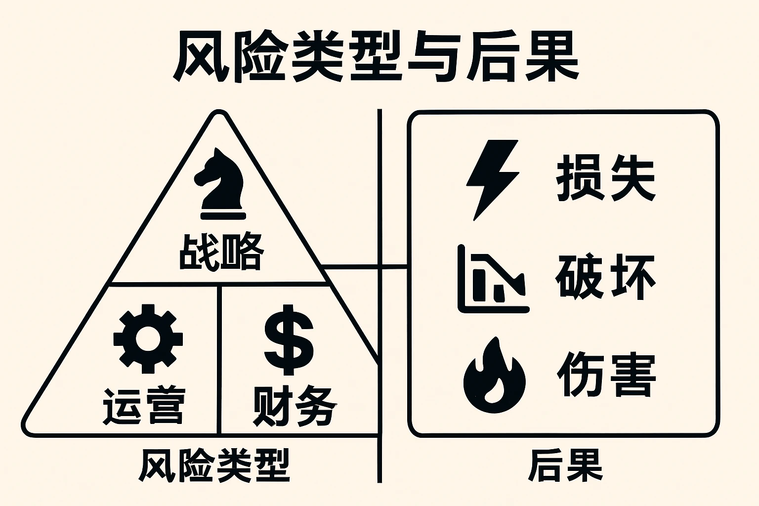 风险类型与后果