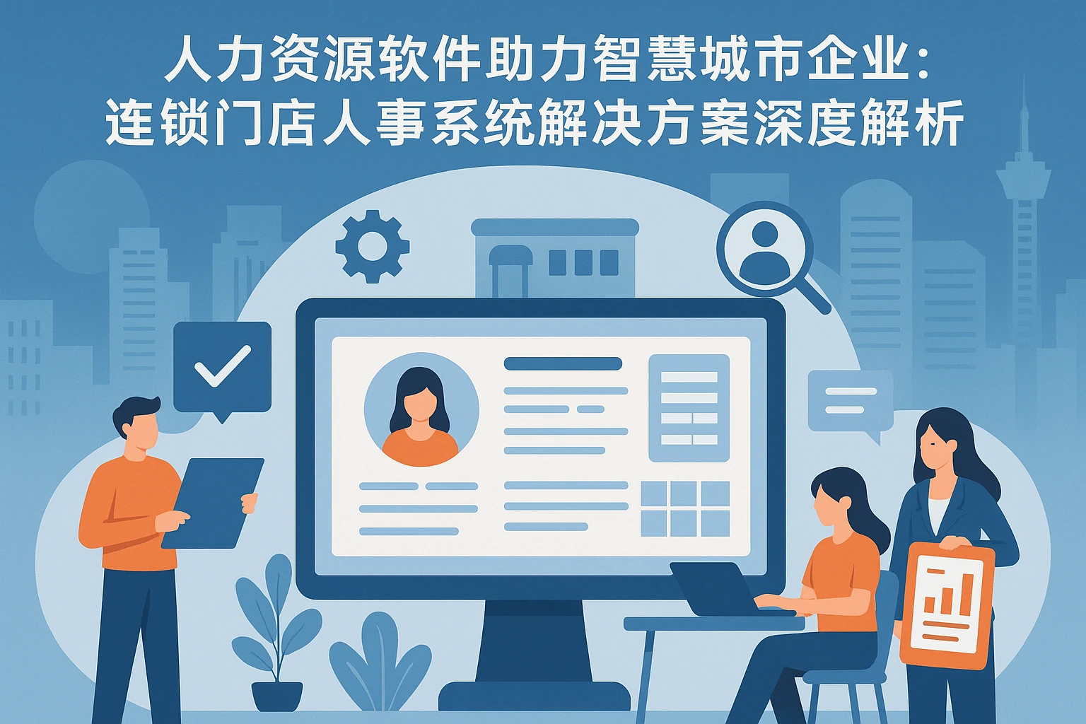 人力资源软件助力智慧城市企业：连锁门店人事系统解决方案深度解析