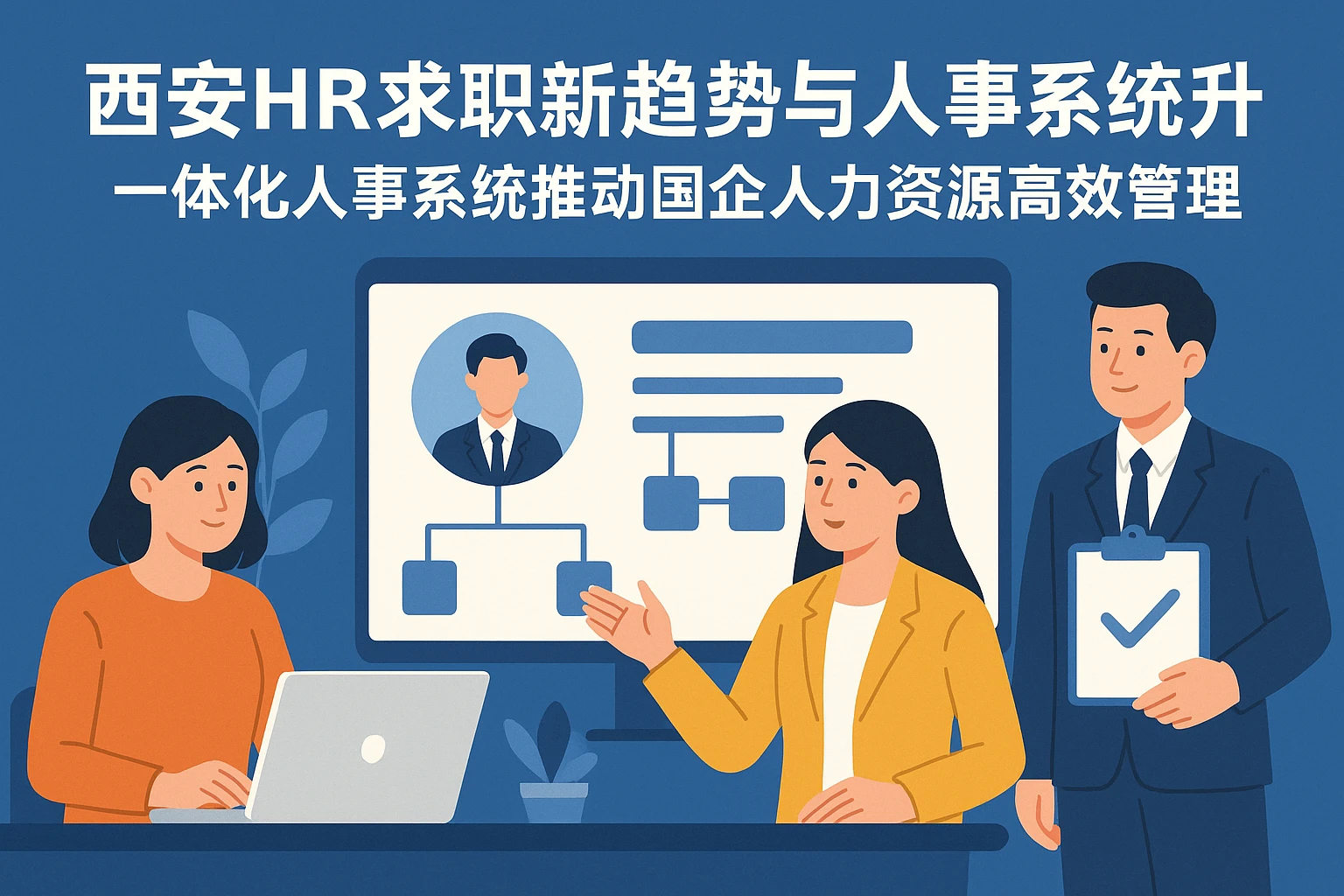 西安HR求职新趋势与人事系统升级：一体化人事系统推动国企人力资源高效管理