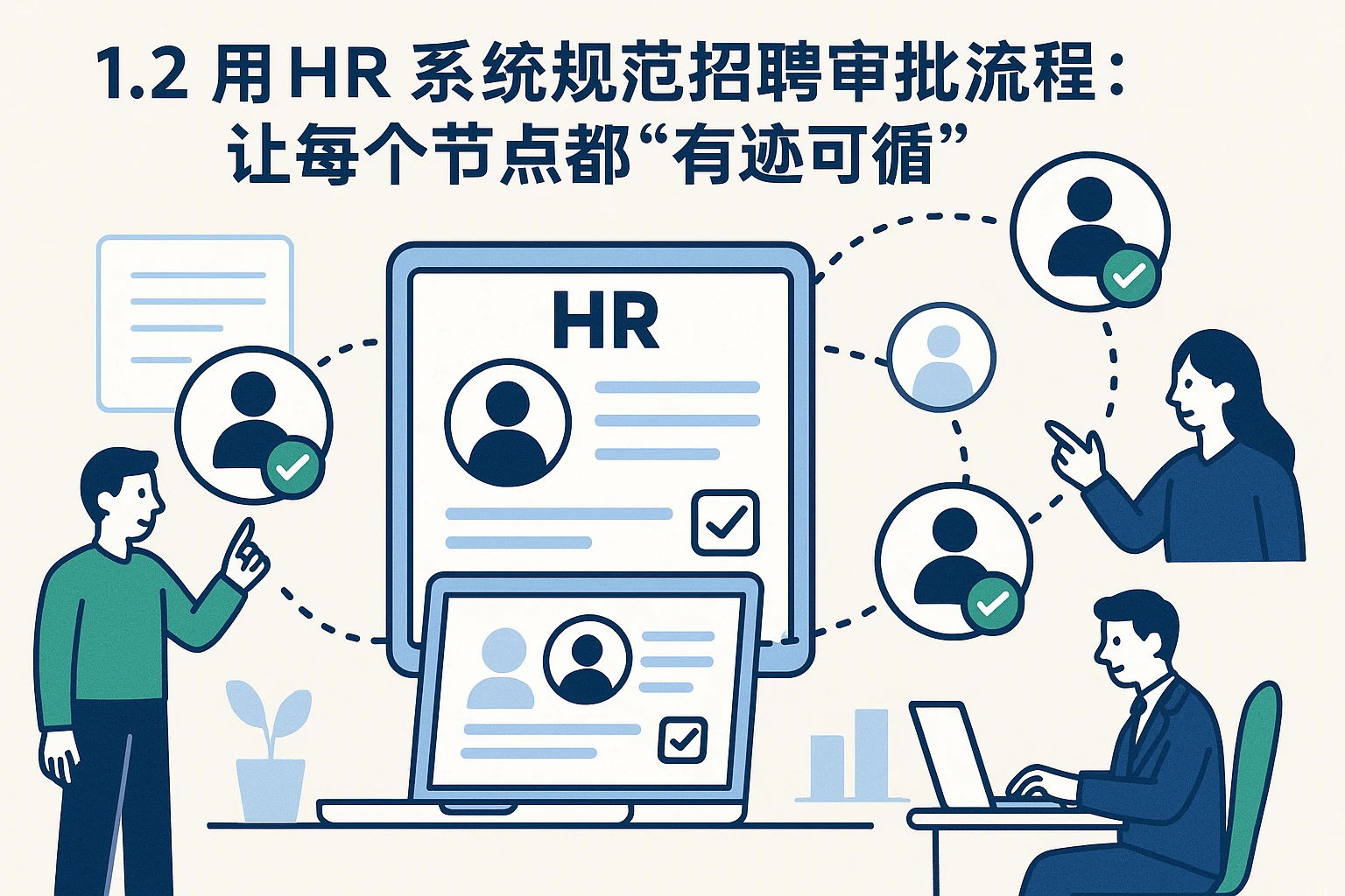 1.2 用HR系统规范招聘审批流程：让每个节点都“有迹可循”