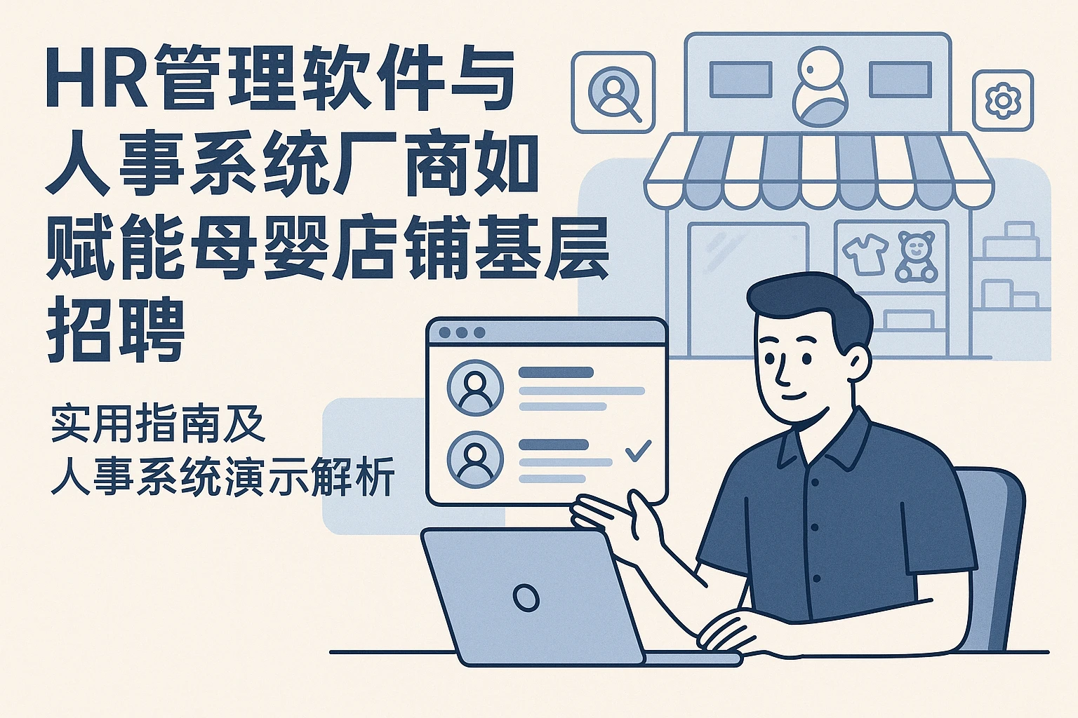 HR管理软件与人事系统厂商如何赋能母婴店铺基层招聘——实用指南及人事系统演示解析