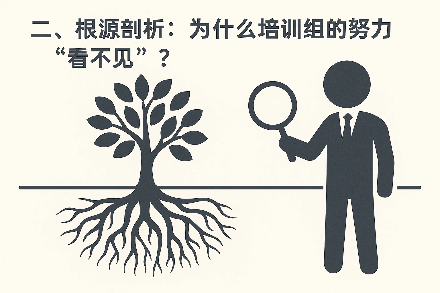 二、根源剖析：为什么培训组的努力“看不见”？