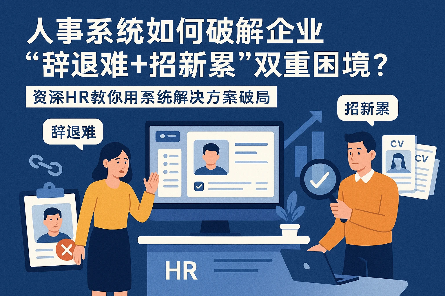 人事系统如何破解企业“辞退难+招新累”双重困境？资深HR教你用系统解决方案破局