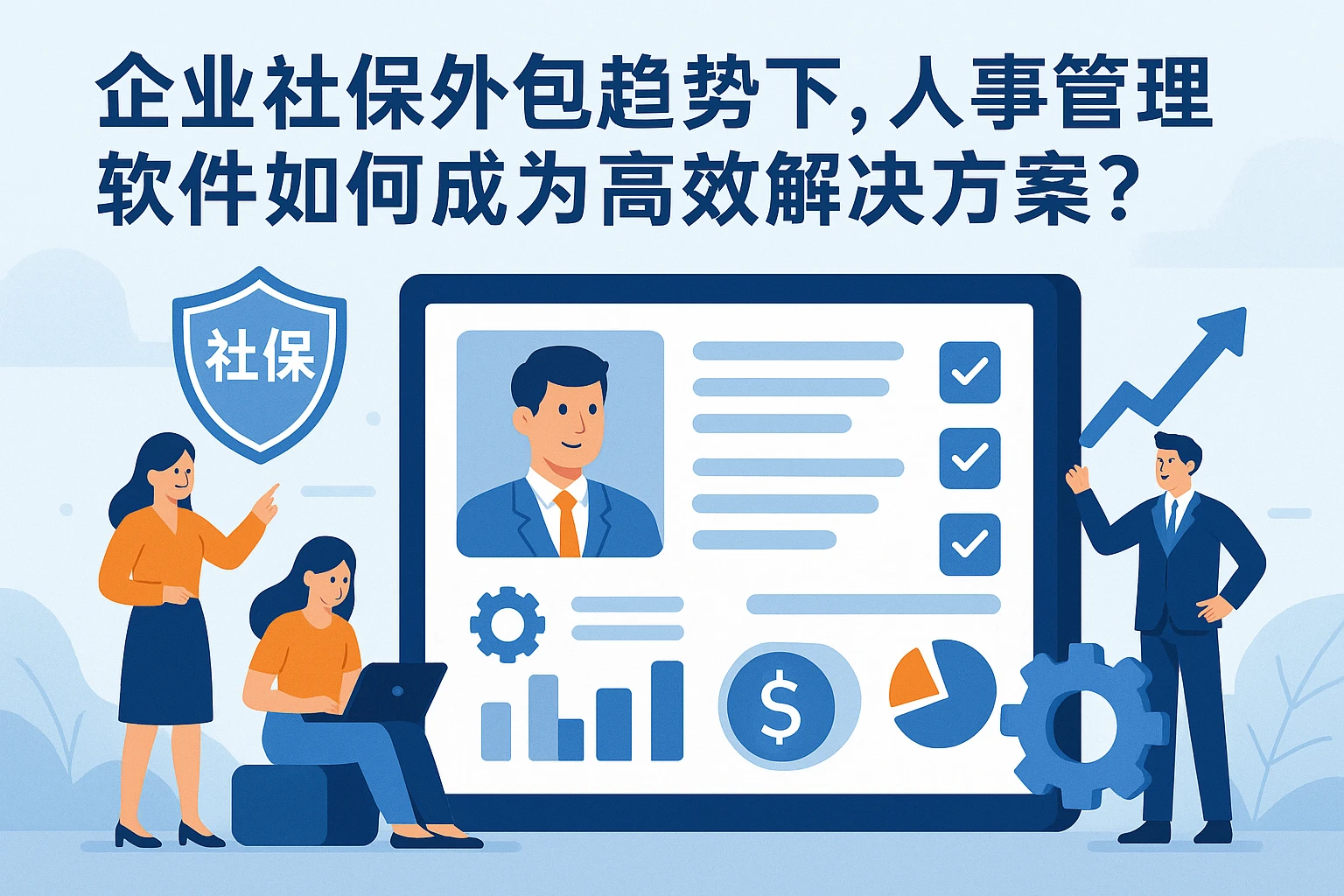 企业社保外包趋势下，人事管理软件如何成为高效解决方案？