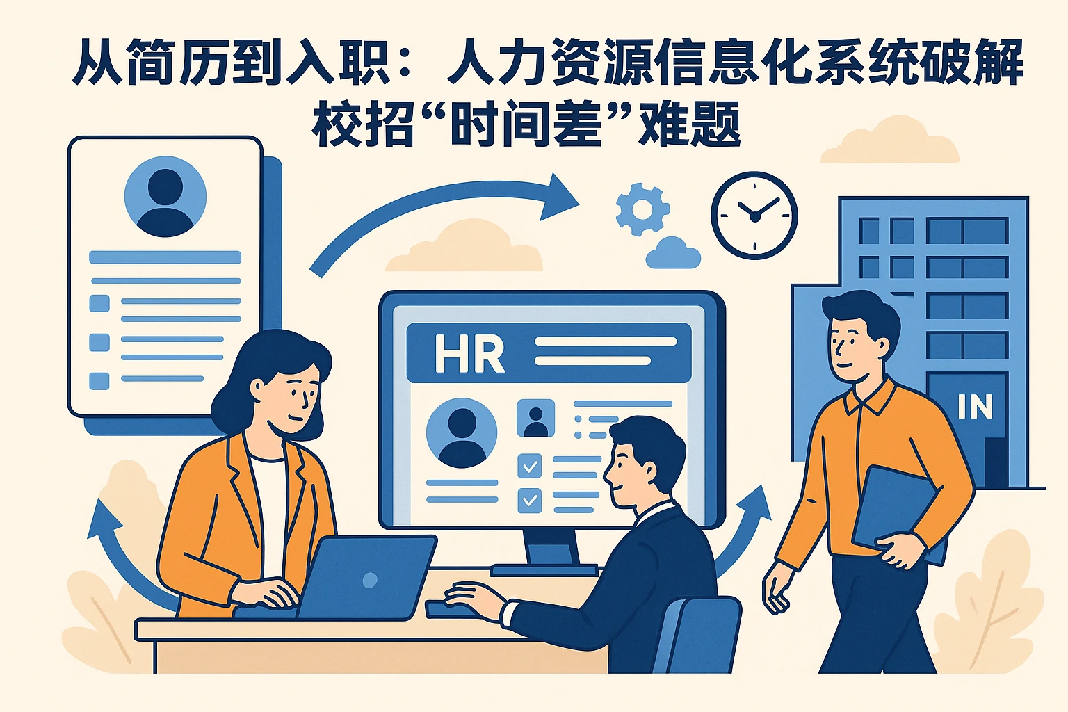 从简历到入职：人力资源信息化系统破解校招“时间差”难题