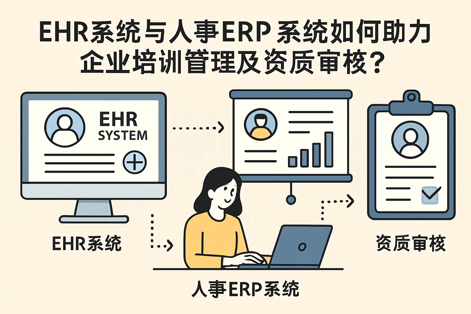 EHR系统与人事ERP系统如何助力企业培训管理及资质审核？