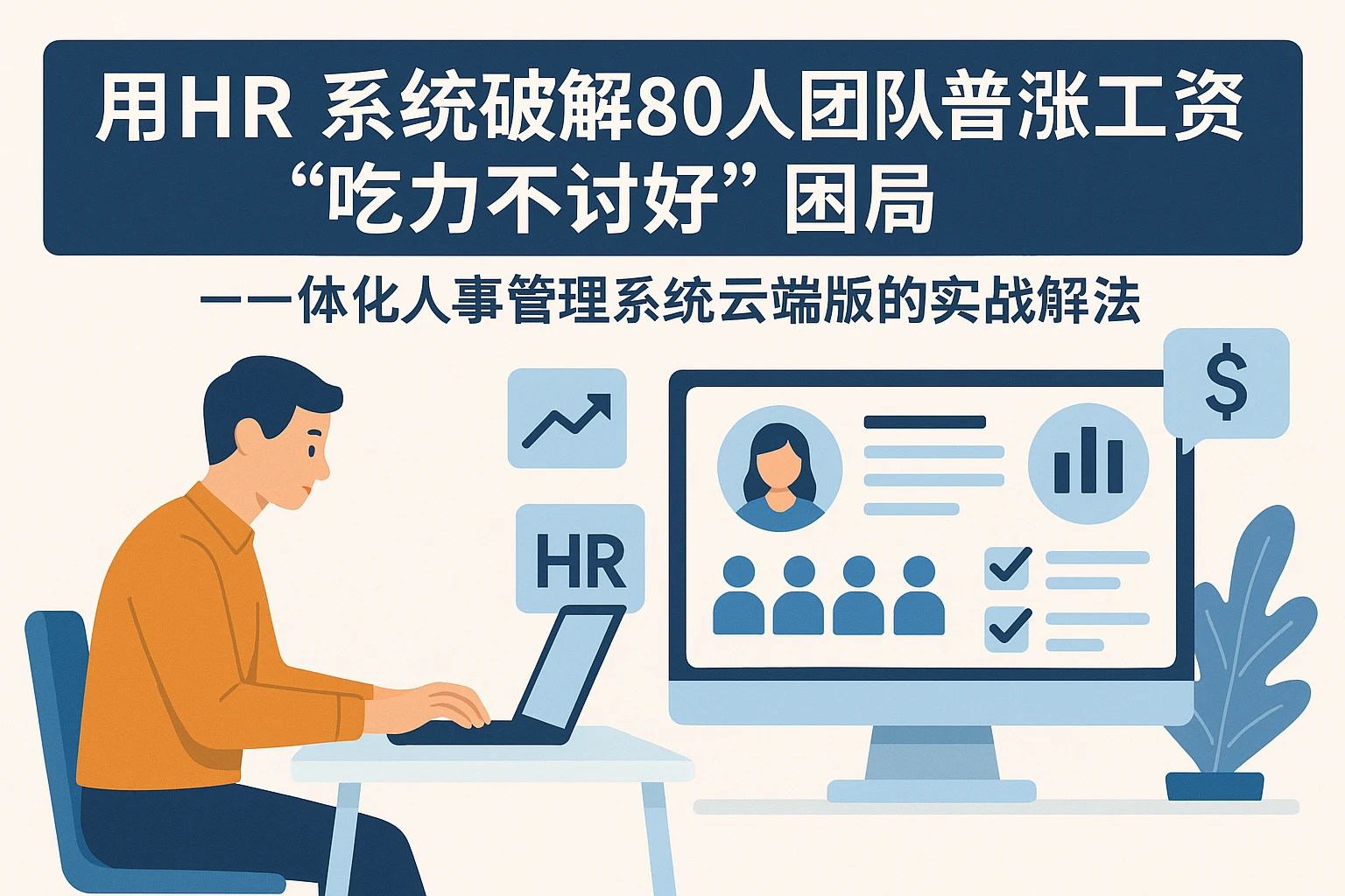 用HR系统破解80人团队普涨工资“吃力不讨好”困局——一体化人事管理系统云端版的实战解法