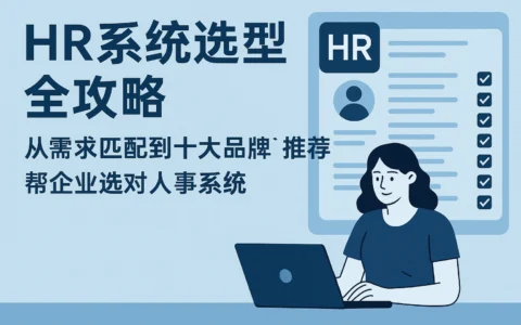 HR系统选型全攻略：从需求匹配到十大品牌推荐，帮企业选对人事系统