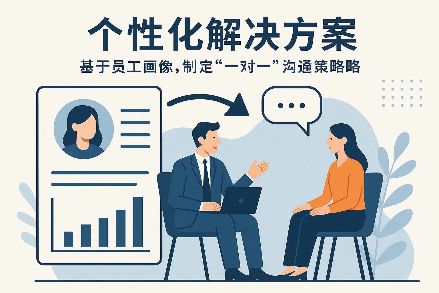 2. 个性化解决方案：基于员工画像，制定“一对一”沟通策略