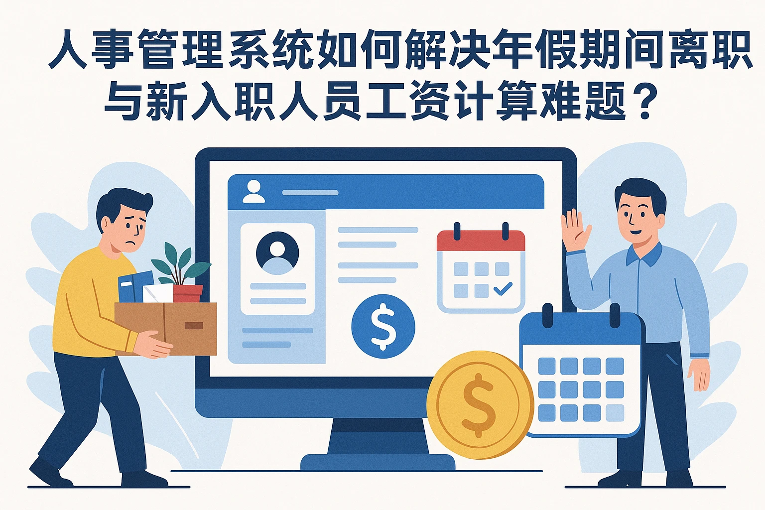 人事管理系统如何解决年假期间离职与新入职人员工资计算难题？