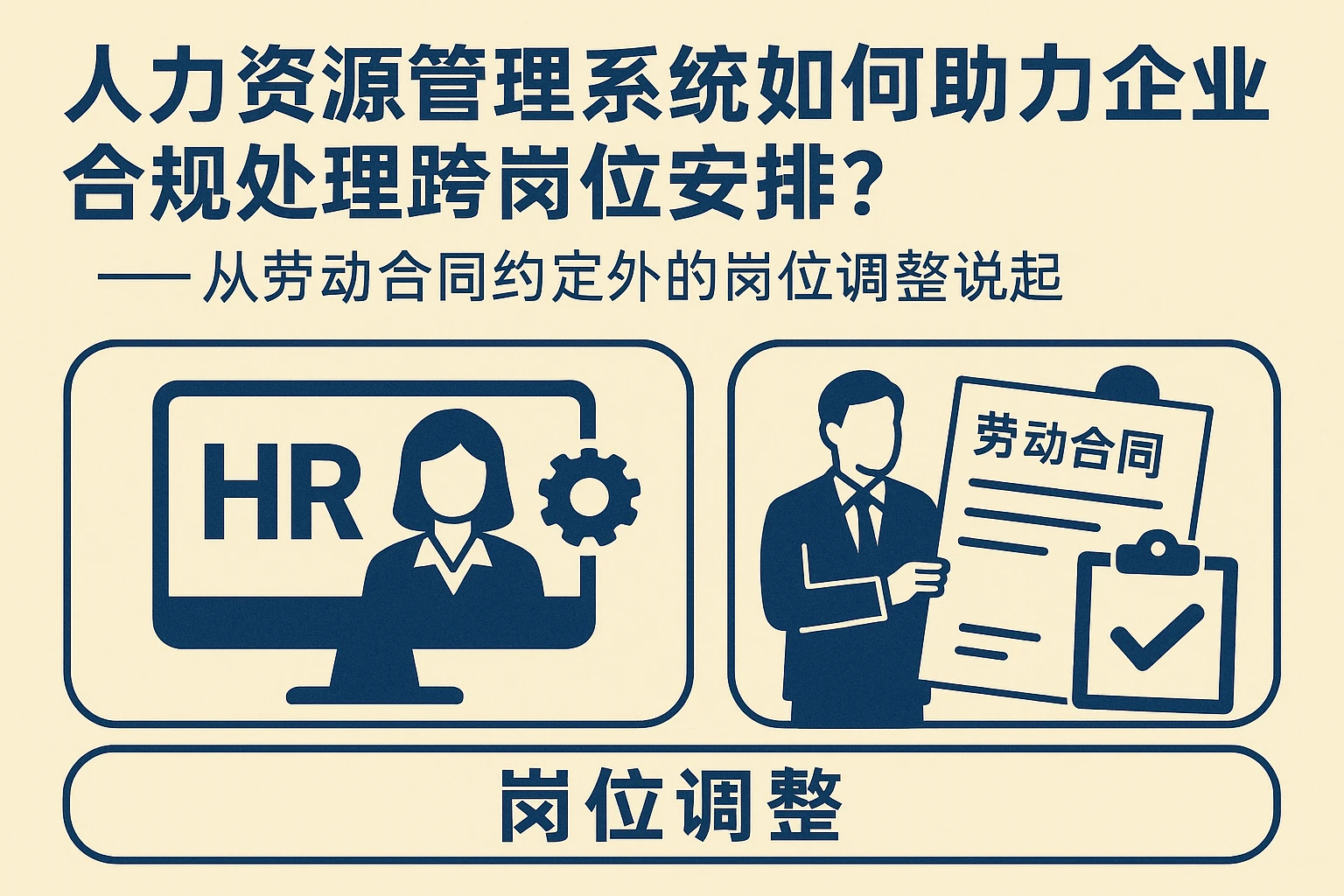 人力资源管理系统如何助力企业合规处理跨岗位安排？——从劳动合同约定外的岗位调整说起