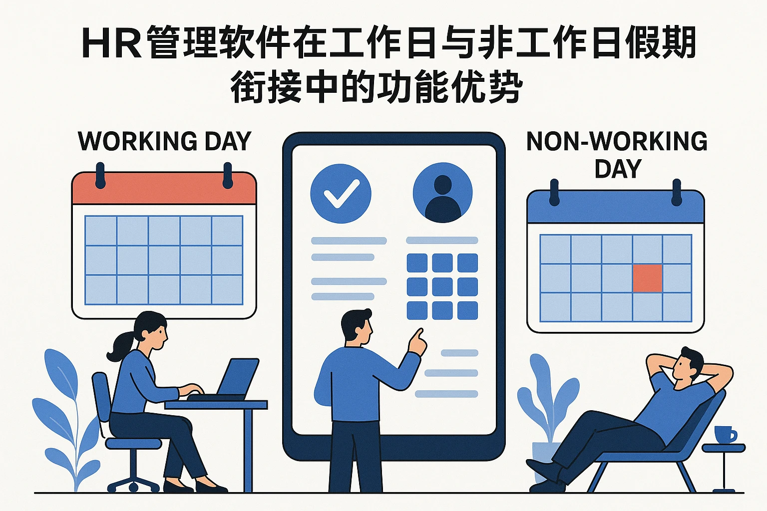 HR管理软件在工作日与非工作日假期衔接中的功能优势
