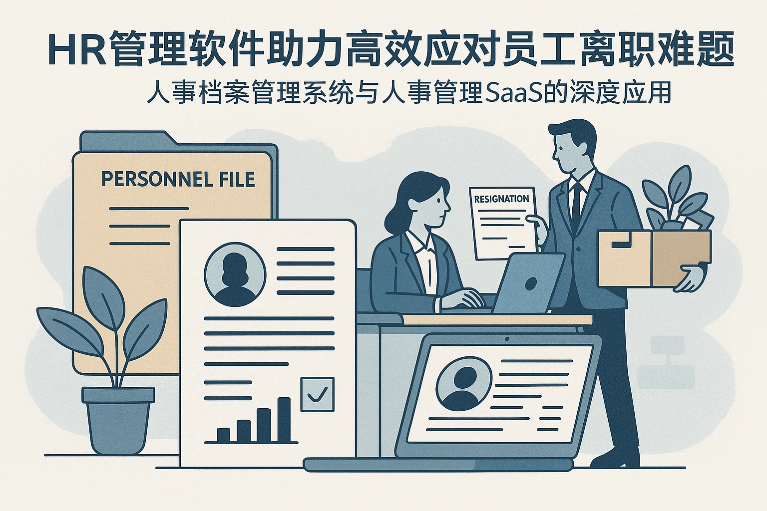 HR管理软件助力高效应对员工离职难题——人事档案管理系统与人事管理SaaS的深度应用